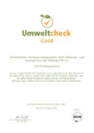 2026 Urkunde Umweltcheck Gold AZK